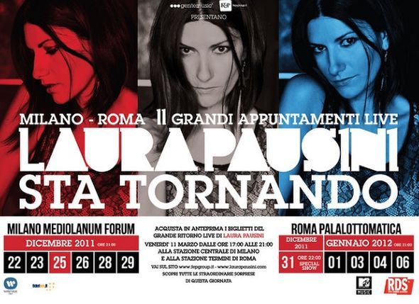 Laura Pausini concerti 2011